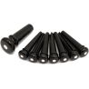 Comprar Martin Guitars set pivotes puente - negro / punto