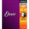 Compra ELIXIR JUEGO ACÚSTICA NANOWEB BRONZE 80/20 XL 10-47 al mejor precio