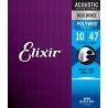 Compra ELIXIR JUEGO ACÚSTICA POLYWEB XL 10-47 al mejor precio