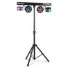 Beamz SB02 showbar con batería 2x Derby y 2x PAR