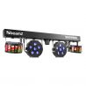Beamz SB02 showbar con batería 2x Derby y 2x PAR