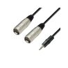 Comprar Adam Hall K3YWMM0100 Cable 3.5 mm Jack stereo a 2 x XLR