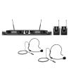 Compra ld systems u505 bph 2 sistema inalámbrico con 2 petacas y 2 micrófonos de diadema al mejor precio