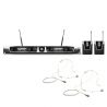 Compra ld systems u505 bphh 2 sistema inalámbrico con 2 petacas y 2 micrófonos de diadema color beis al mejor precio