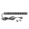 Comprar Adam Hall 87471 USB Base Enchufes 8 Schuko Rack 19 + 2