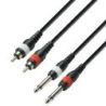 Comprar Adam Hall 3 Star TPC 0600 M 2-RCA-M / 2-Jack Mono 6m al