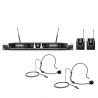 Compra ld systems u518 bph 2 sistema inalámbrico con 2 petacas y 2 micrófonos de diadema al mejor precio