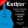 LUTHIER SET30 Juego de cuerdas guitarra clasica tensión media alta