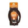 Armour GW10R Cable Jack Jack 3M Tela Rojo Y Negro