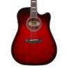 D'angelico Premier Bowery Trans Black Cherry Burst