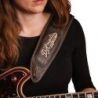 Comprar D'angelico Leather Guitar Strap Brown Correa al mejor