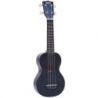 Comprar Mahalo Kahiko Ukelele Soprano Trans Black al mejor