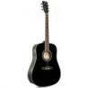 Comprar Sx Sd104 Guitarra Acústica Negra Acabado Brillo al