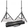 Compra vonyx set de soportes de altavoz con bolsa de transporte al mejor precio