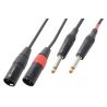 Compra PD CONNEX Cable 2xXLR Male-2x6.3 Mono 3.0m al mejor precio
