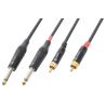 Compra PD CONNEX Cable 2xJack 6.3 Mono - 2xRCA Macho 3.0m al mejor precio
