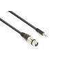 Compra Vonyx Cable XLR Hembra-Jack 3.5 Stereo (0.5m) al mejor precio