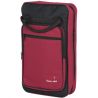 Compra FUNDA BAQUETA BATERIA 8 COMPARTIMENTOS NEGRO ROJO VINO ORTOLA al mejor precio