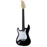 Compra DAYTONA ST-309 guitarra electrica tipo Stratocaster ZURDO negra al mejor precio