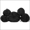 Compra SET 5 FUNDAS BATERIA ACOLCHADO 33 MM CB 20\\" NEGRO ORTOLA al mejor precio