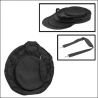 Compra FUNDA PLATOS 55 CMSCON 5 SEPARADORES CB NEGRO ORTOLA al mejor precio