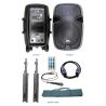 Compra EK Audio M03PA12PB Equipo completo de 12\\" activo-pasivo 400W con soportes, cables y funda