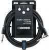 Boss BIC-10A Black Cable Jack-Jack 3m recto codo