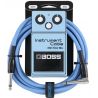 Boss BIC-10A Blue Cable Jack-Jack 3m recto codo
