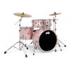 PDP by DW PDMA2215KTPR MainStage Pale Rose Sparkle + Set de platos Paiste