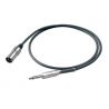 Proel BULK220LU5 Cable Mono Jack-XLR Macho 5m