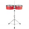 Meinl MR1415 Atomic Red Artist Series Manolito Rodríguez Timbales