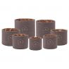 Sonic Energy CSBPSSET2 Set de 7 Fundas para Cuencos Tibetanos Marrón