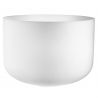 Sonic Energy CSB16F3 Cuenco Tibetano White-Frosted 16" F3 432 Hz Heart Chakra