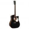 Cort MR500F CED BKS Black Satin Guitarra Elecroacústica