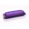 Hohner Traslucent Harp Purple Hardcase