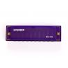Hohner Traslucent Harp Purple Hardcase