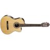 Cort AC160CF Natural Guitarra Clásica Electrificada con funda