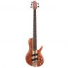 Cort A5 Beyond OPBN Bajo 5 cuerdas Open Pore Bubinga Natural con funda