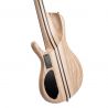 Cort A5 Beyond OPBN Bajo 5 cuerdas Open Pore Bubinga Natural con funda