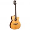 Cort GOLD-OC8 Nylon NAT Guitarra clásica electrificada con funda