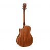 Cort GA-MEDX M OP Guitarra Electroacústica Open Pore con funda