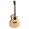 Cort GA-MEDX OP Guitarra Electroacústica Open Pore con funda