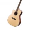 Cort GA-MEDX OP Guitarra Electroacústica Open Pore con funda
