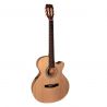 Cort CEC1 OP Guitarra clásica electrificada Open Pore con funda