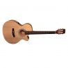 Cort CEC1 OP Guitarra clásica electrificada Open Pore con funda