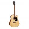 Cort AD880CE NAT Guitarra Acústica Natural con funda