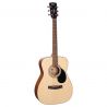 Cort AF510E OP Guitarra Electroacústica Open Pore con funda