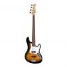 Cort GB24JJ TBK Bajo eléctrico Trans Black