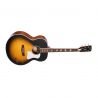 Cort CJ Retro VBM Guitarra electroacústica Vintage Sunburst Matte con funda