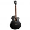 Cort SFX-ME BKS guitarra electroacústica Black Satin con funda